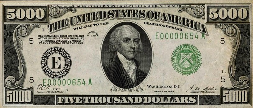 The History And Facts About The Rare 500,000 Dollar Bill