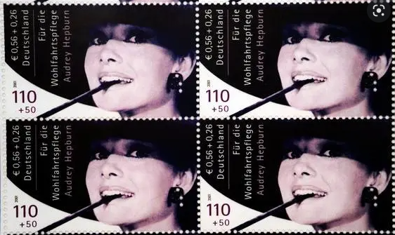 Audrey Hepburn collectible Stamp