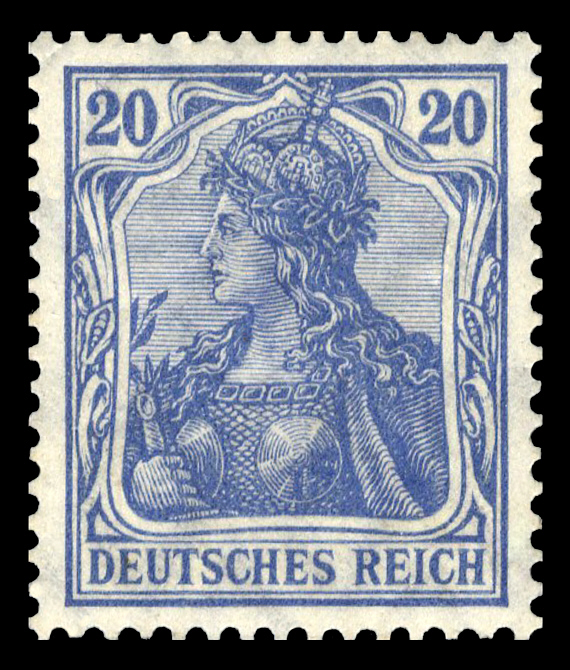Deutsches Reich in 1902 rare german stamps