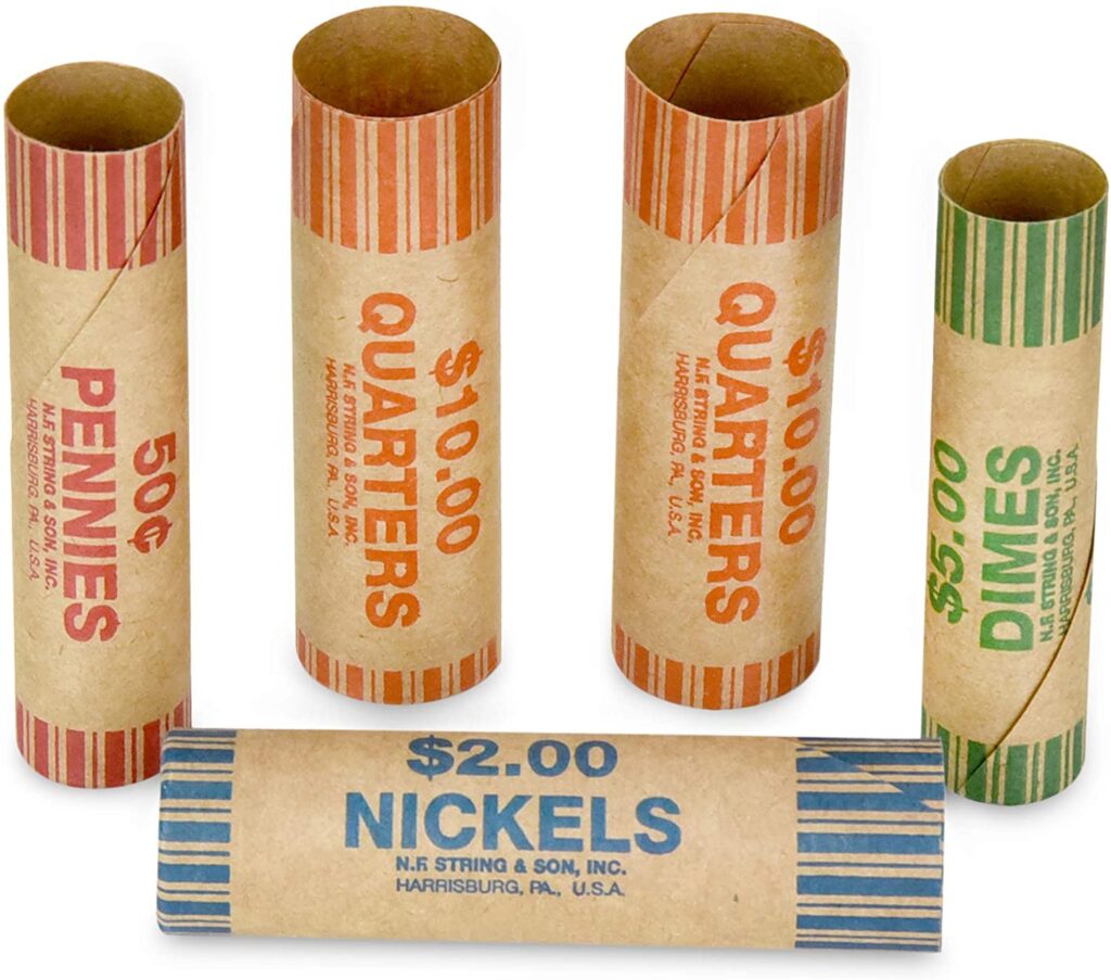 paper coin roll