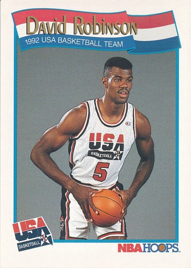 david robinson rookie card 1992 USA Basketball Dream Team David Robinson