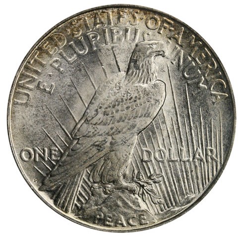 1922-D Peace Silver Dollar