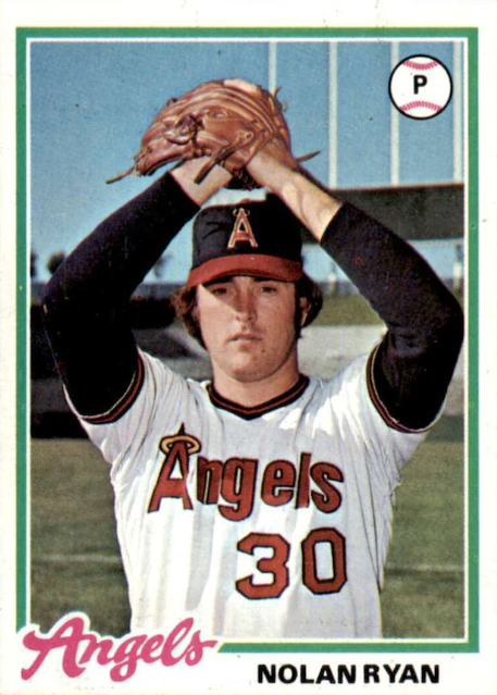 1978 topps nolan ryan angels 