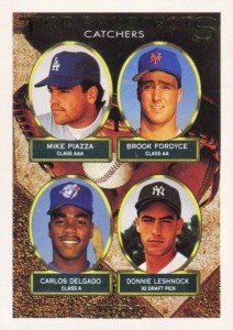 1993 Topps Piazza, Carlos Delgado #701 Rookie Card