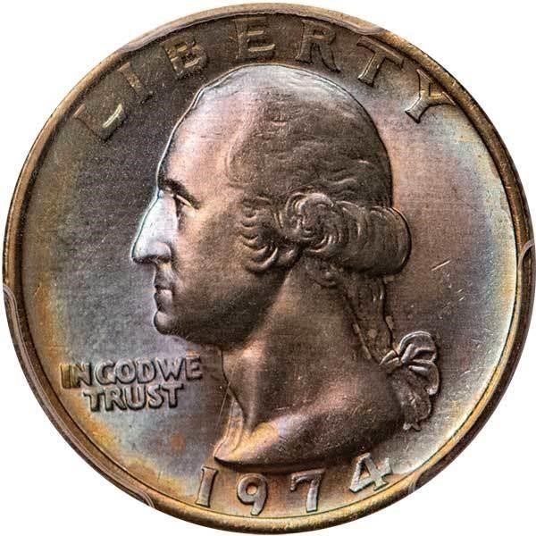 1974 quarter heads