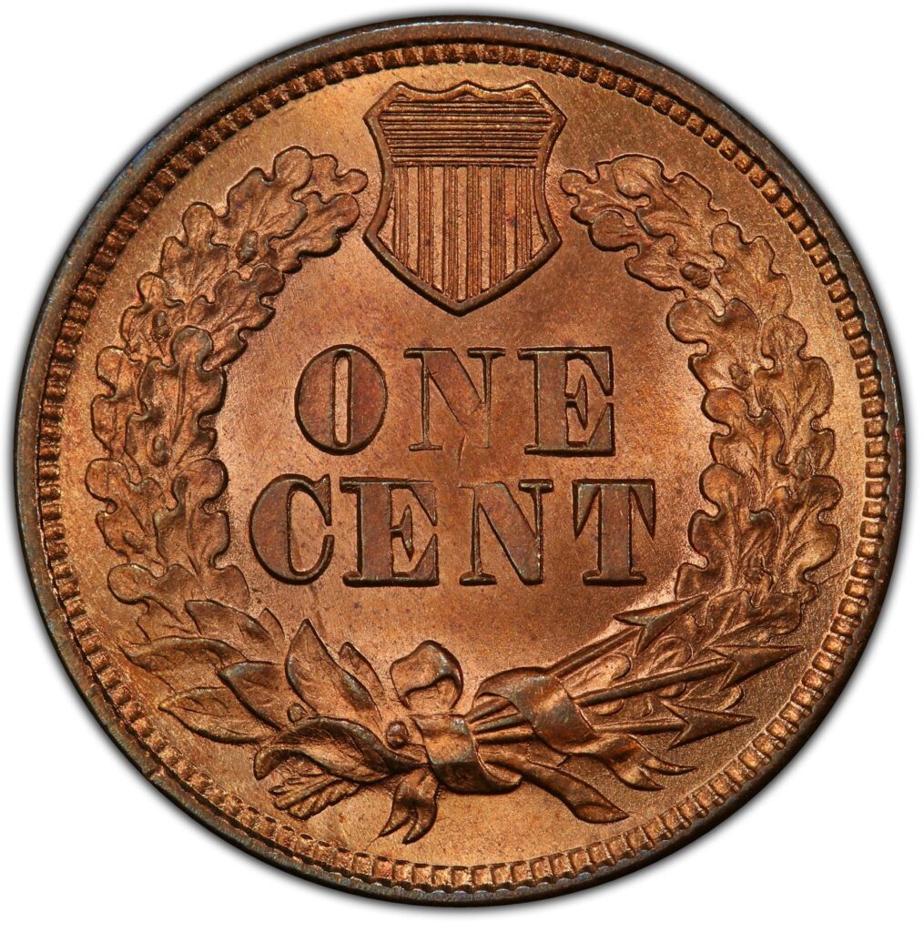 indian head cent reverse