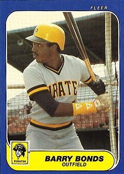 1986 Fleer Update Barry Bonds