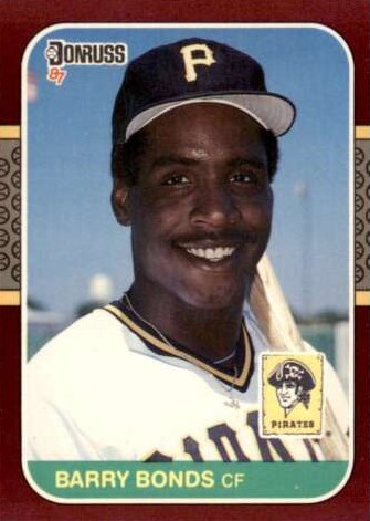 1986 Donruss Opening Day (Error) barry bonds