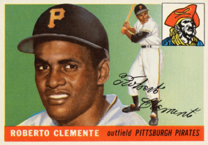 1955 topps roberto clemente rookie