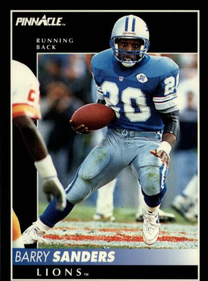 1992 Barry Sanders Pinnacle #15