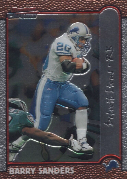 1999 Barry Sanders Bowman Chrome #149