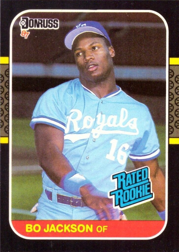 1987 donruss bo jackson rated rookie card value