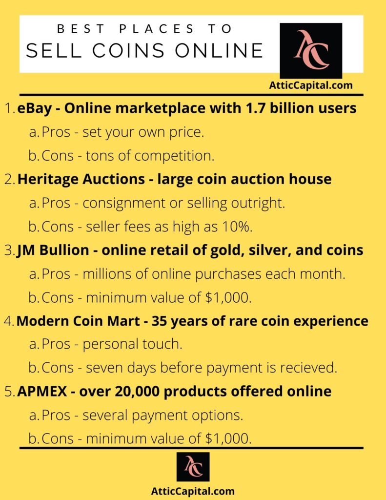 9 Best Places to Sell Coins Online (Pros & Cons)