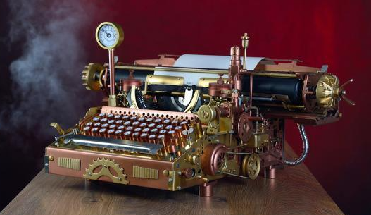 steampunk typewriter 