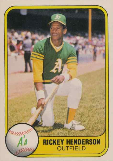 1981 Fleer Rickey Henderson