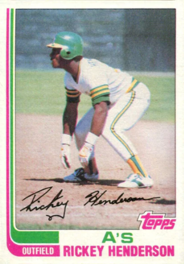 1982 Topps Rickey Henderson