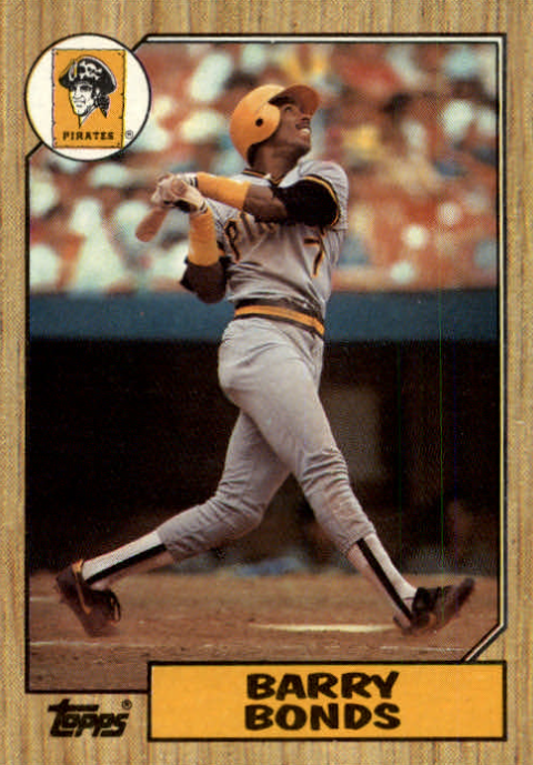 1987 topps barry bonds