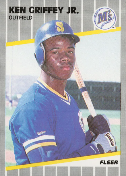 1989 Fleer #548 Ken Griffey Jr. Rookie Card