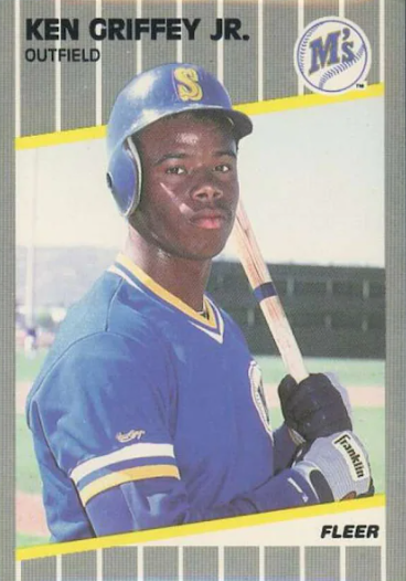 1989 Fleer Glossy Ken Griffey Jr. Rookie Card