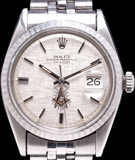 Masonic Linen Dial Rolex Datejust