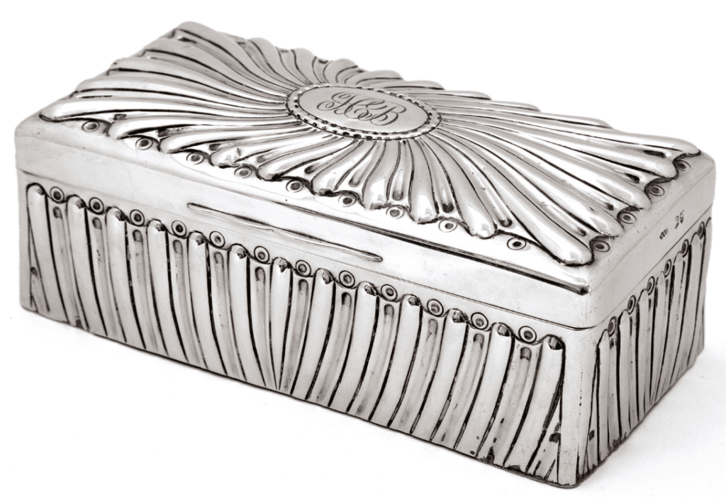 silver cigar box