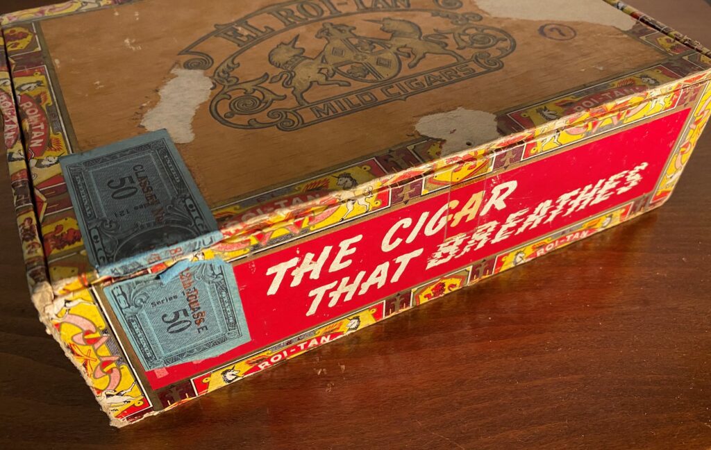 el roi-tan vintage cigar boxes