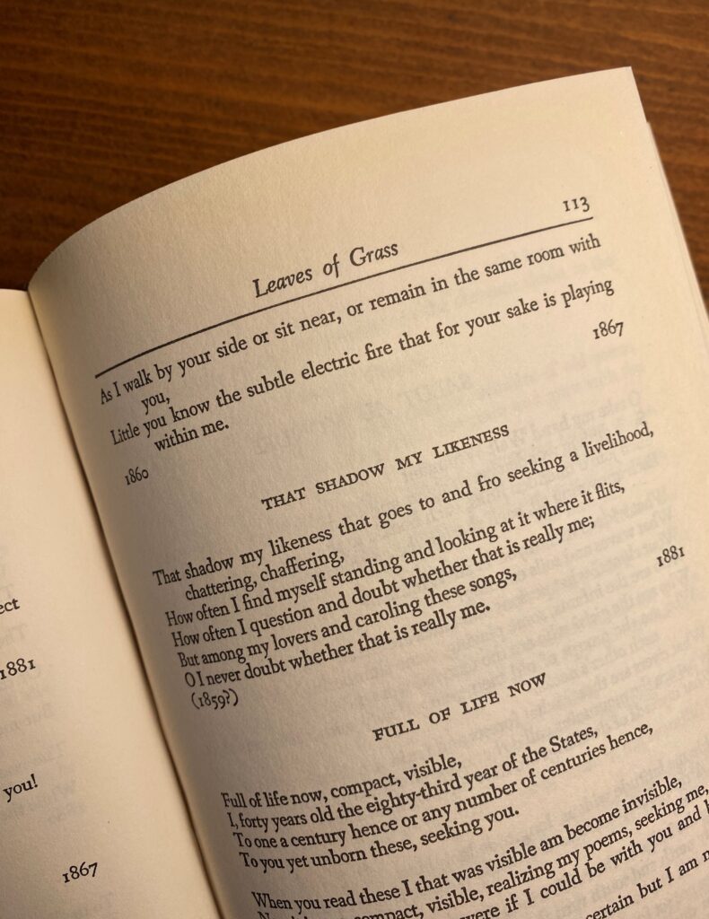 leaves of grass walt whitman