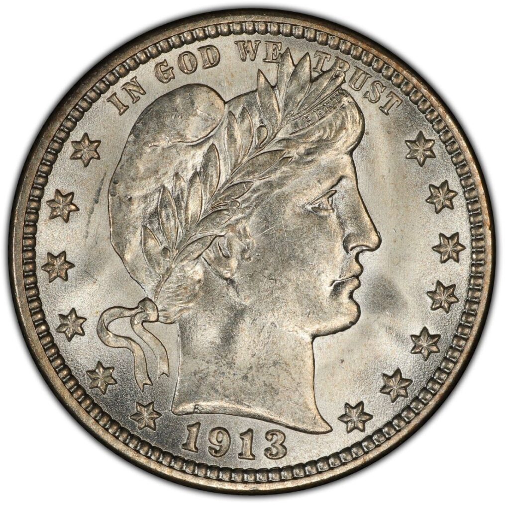 1913-S Barber Quarter