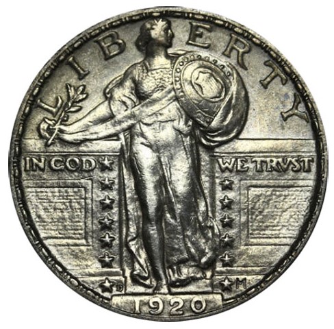 1920-D Standing Liberty Quarter