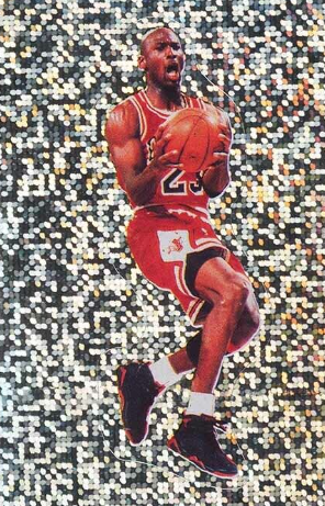 1992-92 Michael Jordan Panini Sticker Card