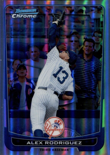 2012 Bowman Chrome Alex Rodriguez
