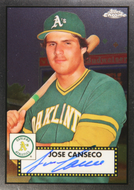 2021 Topps Chrome Jose Canseco