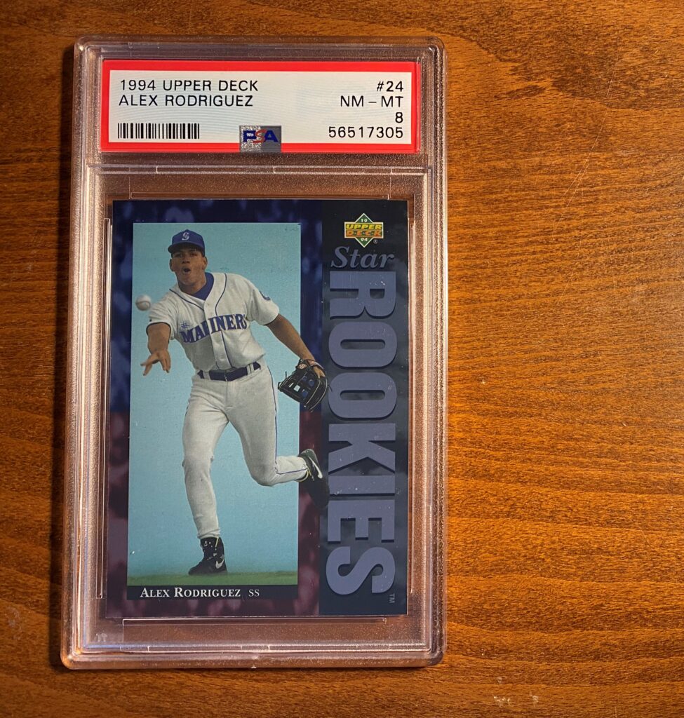 alex rodriguez 1994 upper deck rookie card