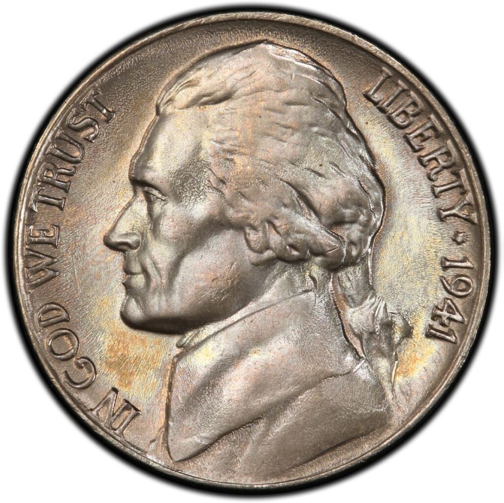 1941 jefferson nickel