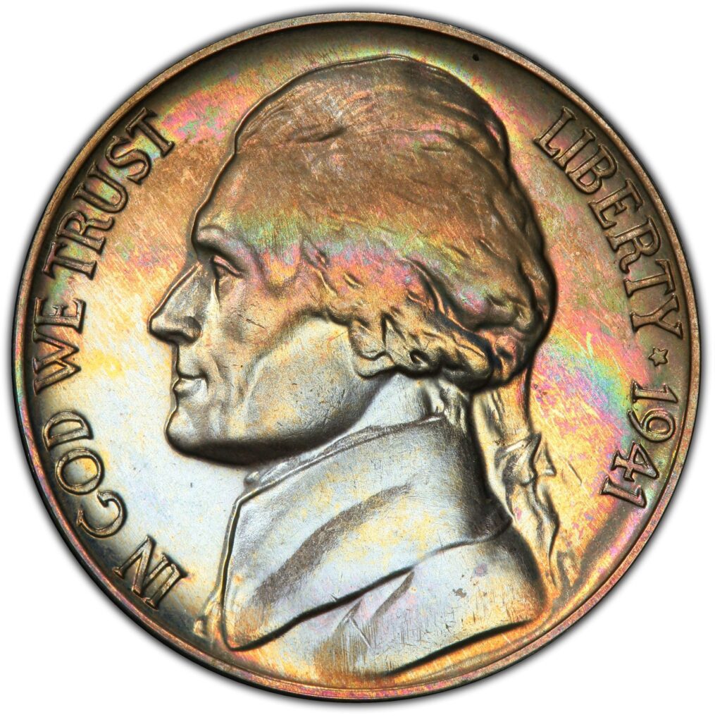 1941 nickel proof