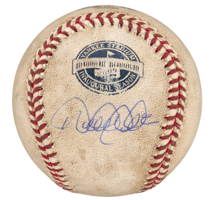 Derek Jeter New York Yankees Inaugural Season Signed Baseball