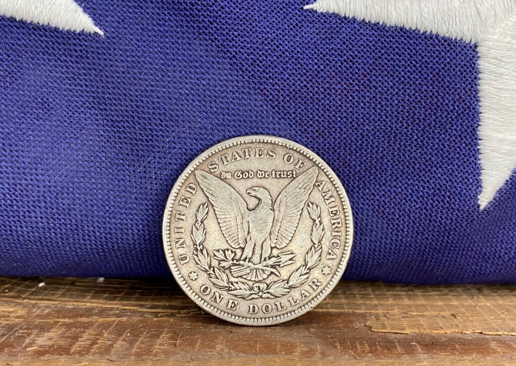 1889 Morgan Silver Dollar Reverse