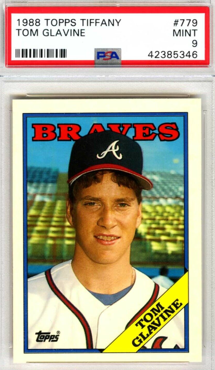 1988 Topps Tiffany Tom Glavine Rookie Card