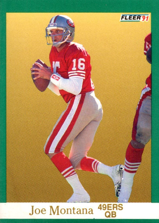 1991 Fleer Joe Montana #360