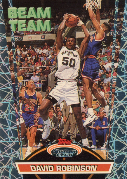 1992 Stadium Club David Robinson Beam Team