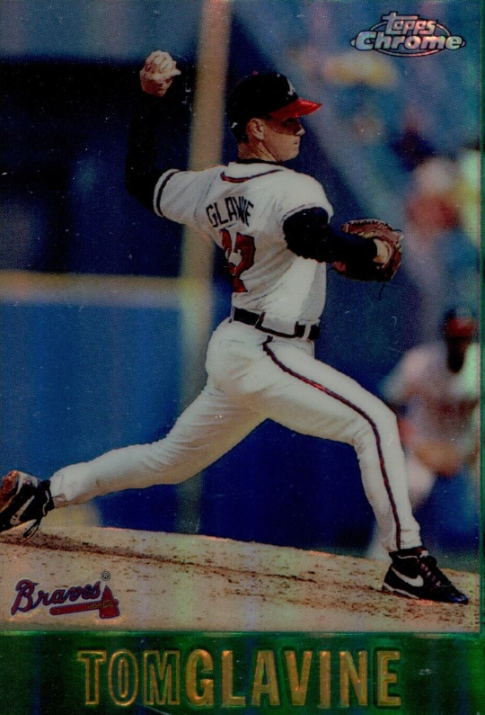 1997 Topps Chrome Refractor Tom Glavine #19