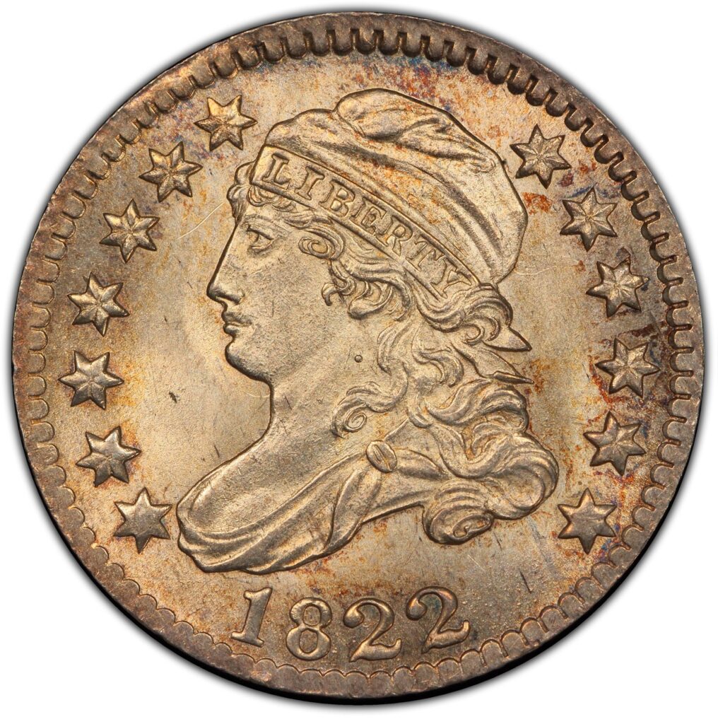 1822 Capped Bust Dime Small Date
