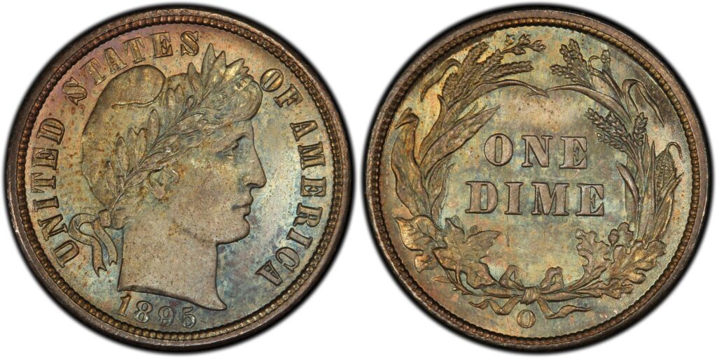 1895-O Barber Dime 