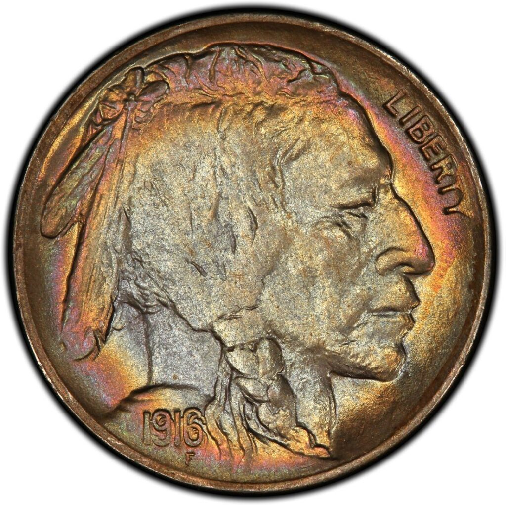 1916 Buffalo Nickel Doubled Die