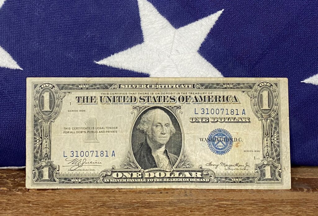 1935 Dollar Bill