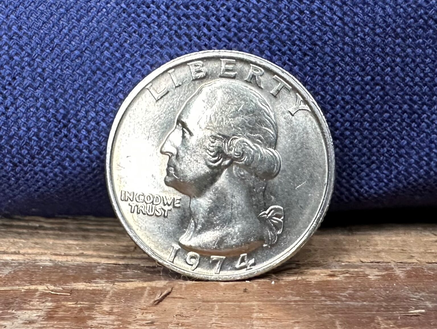 WHERE IS THE MINT MARK ON A 1974 QUARTER visual data 5