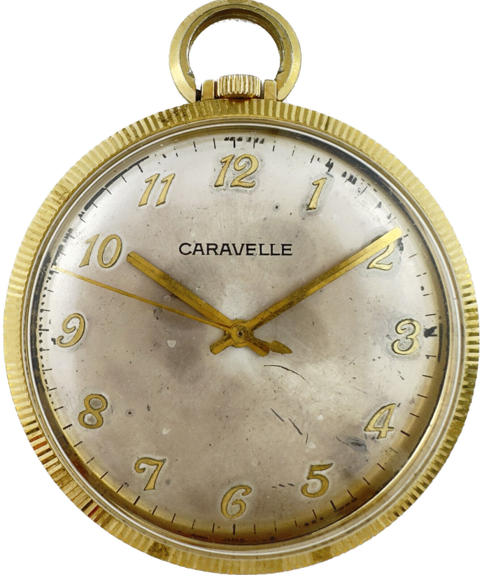 Caravelle pocket watch value hot sale