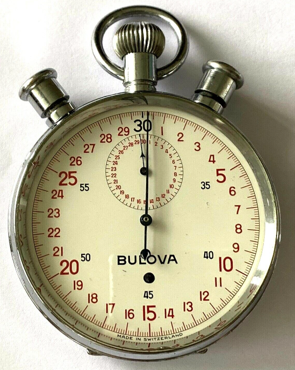 Rare Vintage Bulova Stopwatch