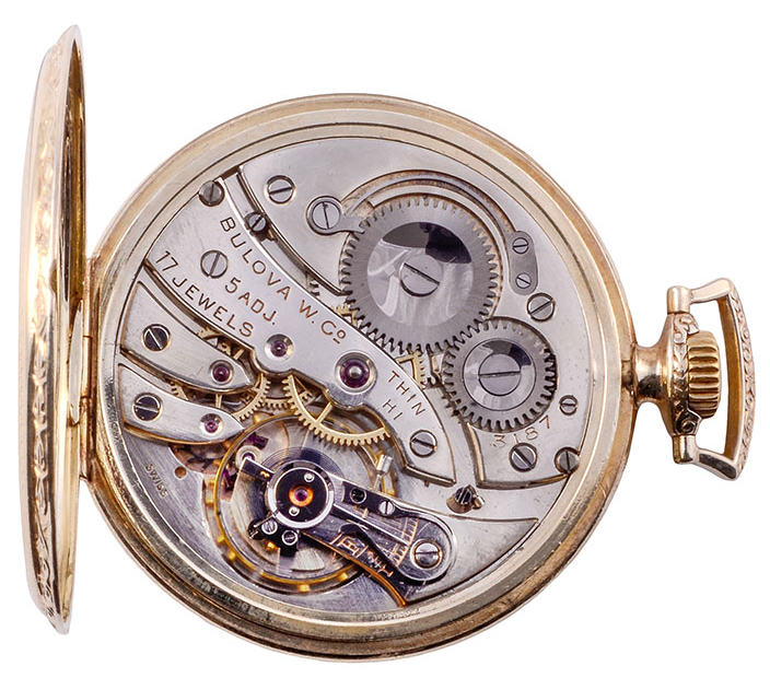 inside bulova pocket watch