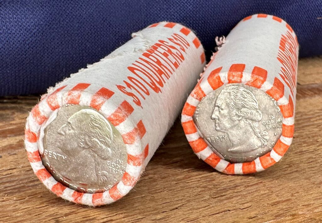 quarters in a shotgun roll